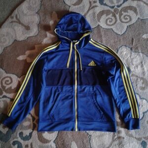 Adidas zip-up hoodie large